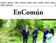 Tablet Screenshot of encomun.es